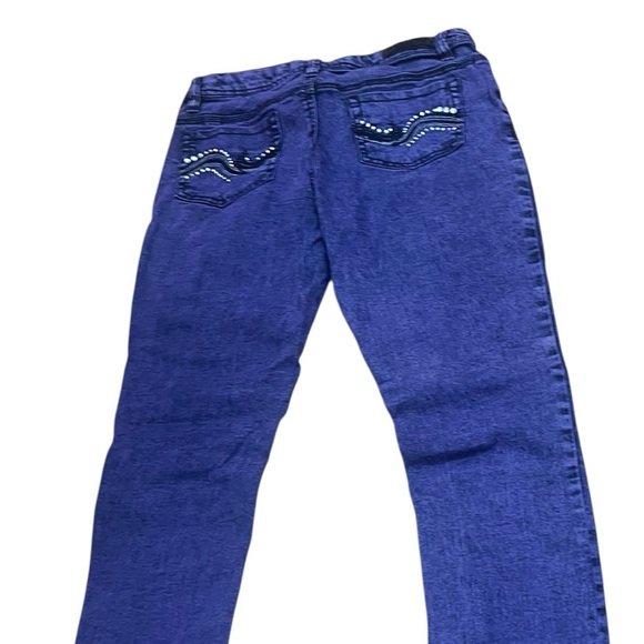 Mudd Kids Purple Denim Jeans - Picture 2 of 6